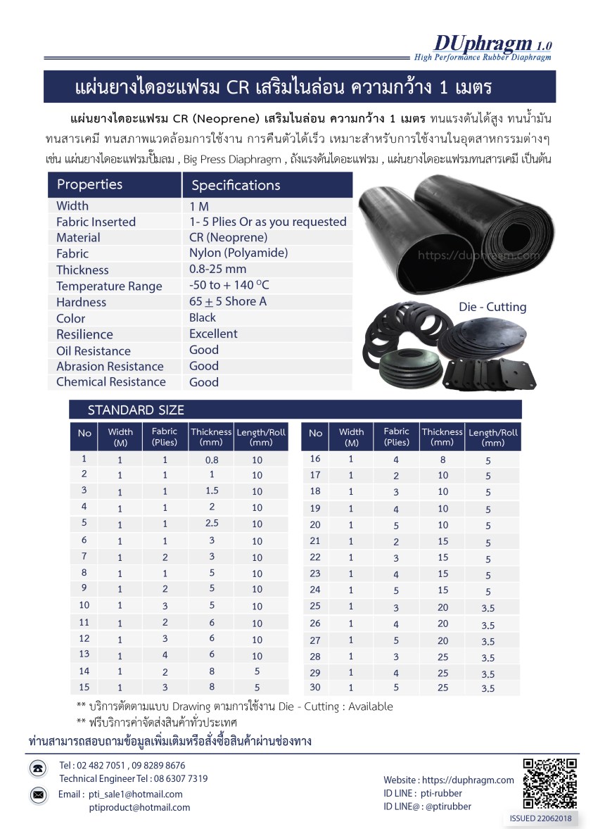 แผ่นยางไดอะแฟรมCRเสริมไนล่อนความกว้าง1mm.jpg