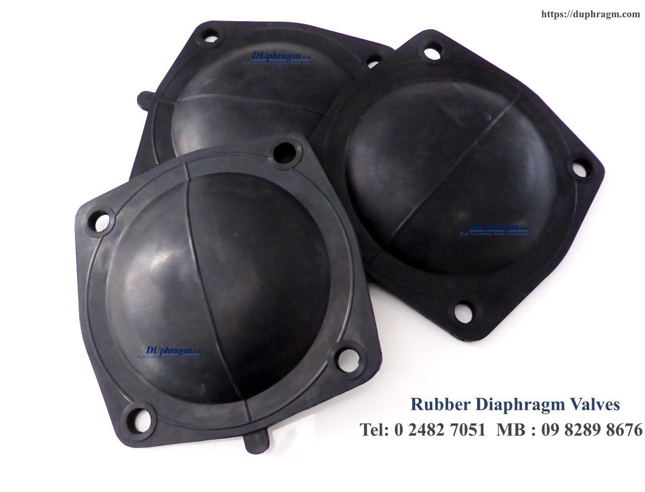 ยางไดอะแฟรม weir type diaphragm valves