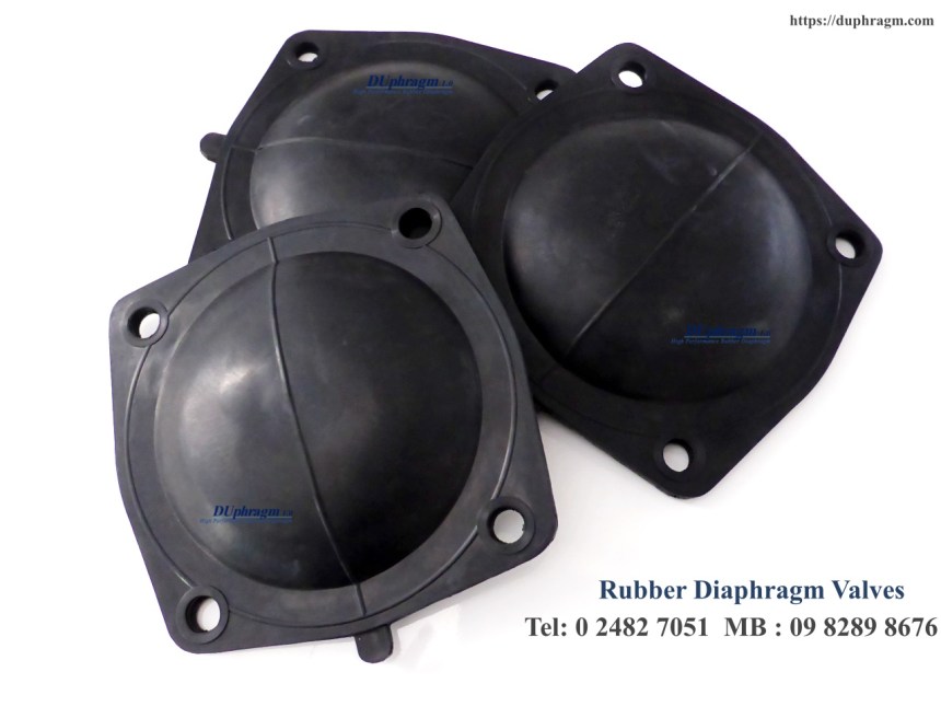 ยางไดอะแฟรม weir type diaphragm valves